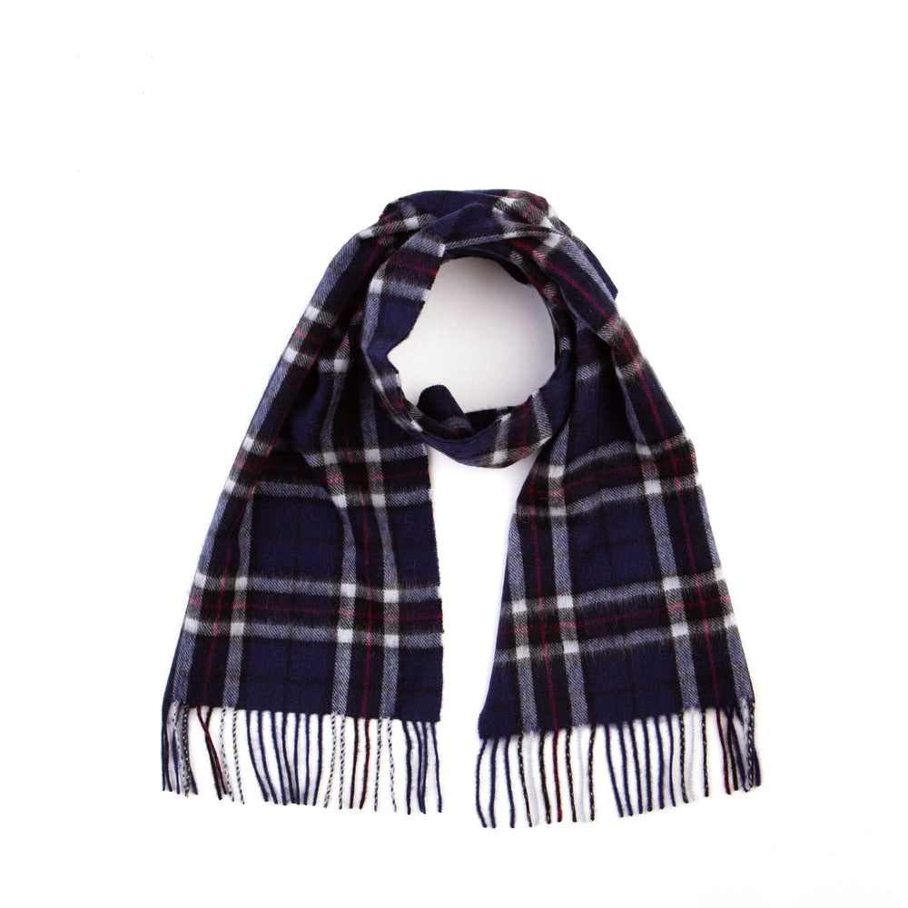 Lambs Wool Scarf - Navy Scotty Thompson