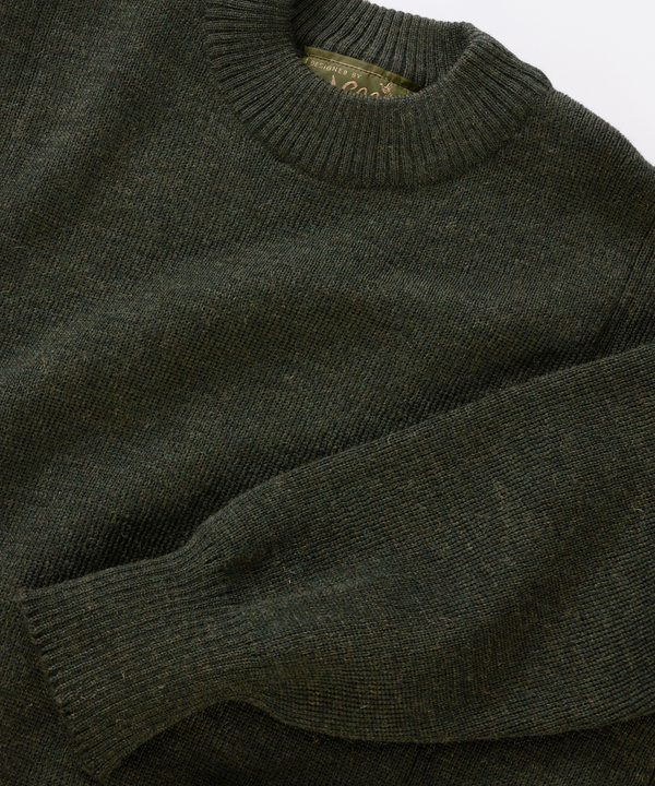 Prestwold Crew Neck Shooting-tröja – Mossgrön
