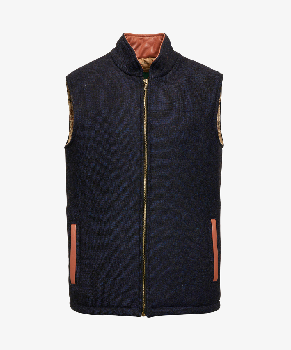 Tweed Gilet för Herr