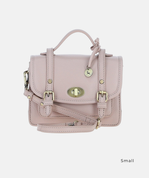 Satchelväska i Läder, Beige