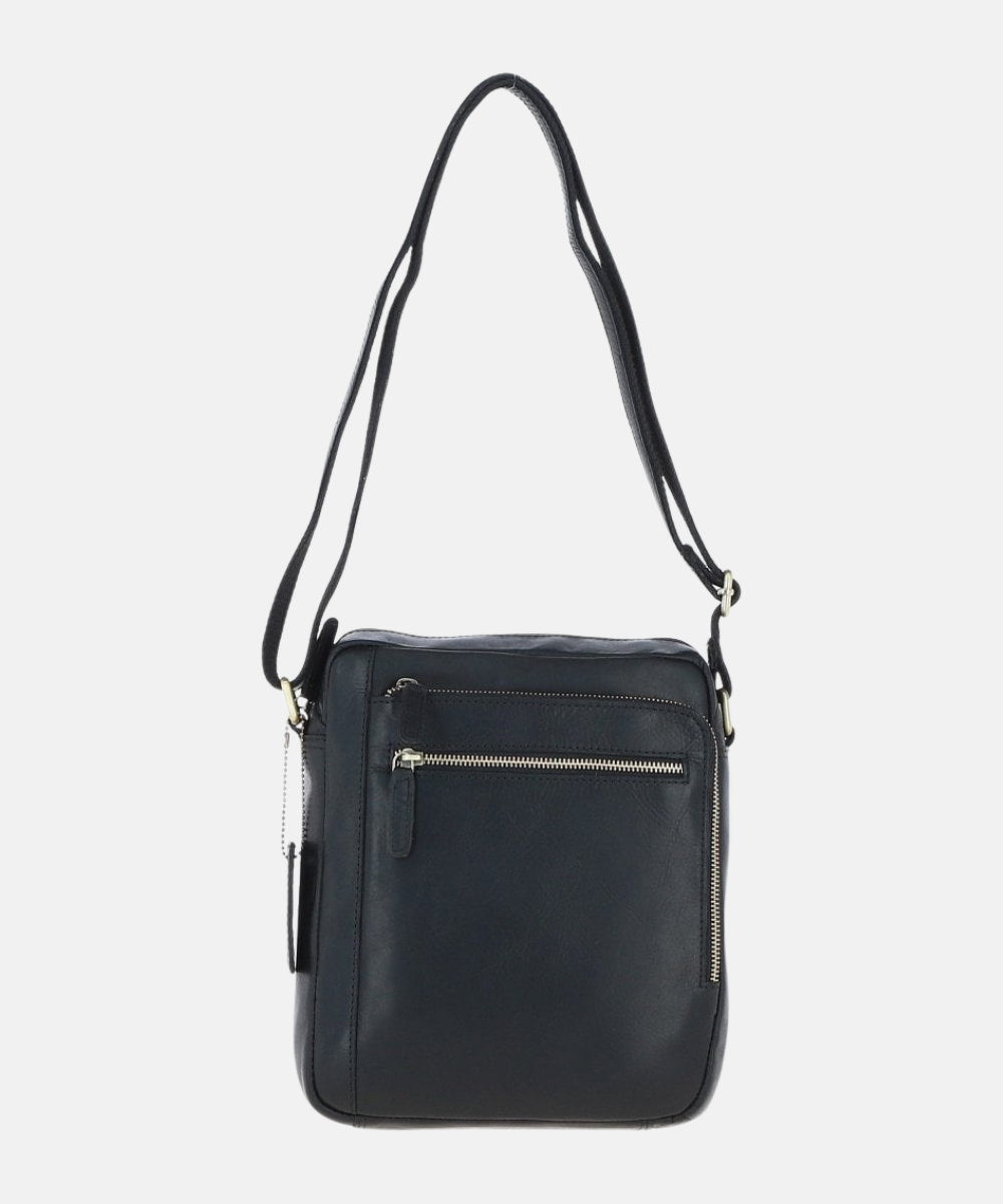 Liten Reseväska i Läder, Svart