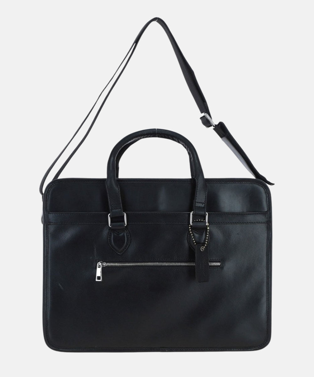 Stor Portfölj i Läder, Svart