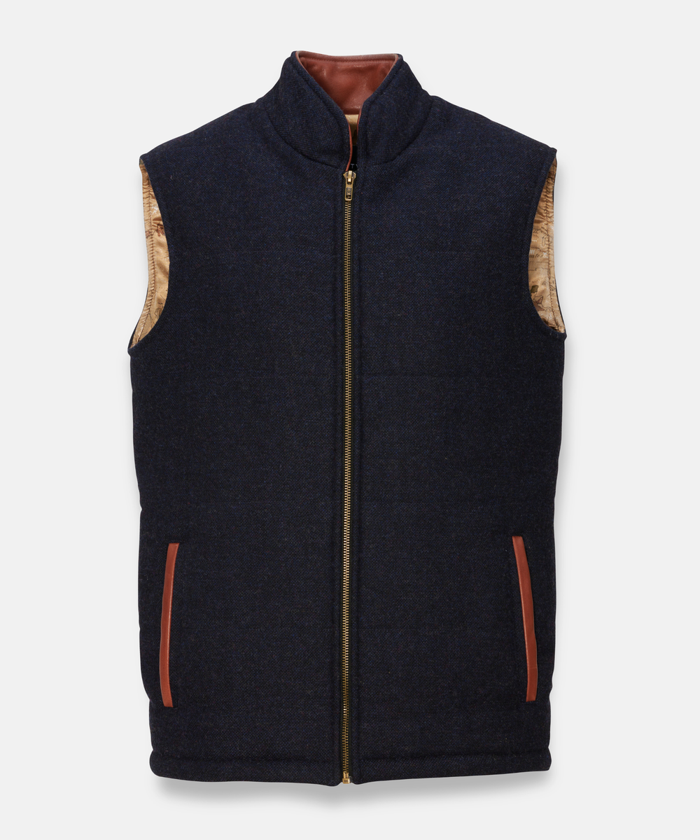 Tweed Gilet för Herr