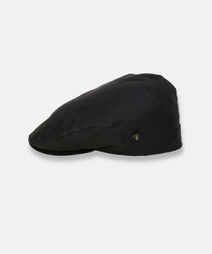 Trinity keps i 100 % Ull – Klassisk Flat Cap i svart