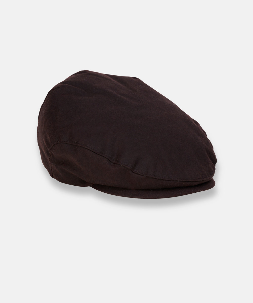 Irish Wax Cap – Klassisk Keps i Vaxad Bomull, Brun