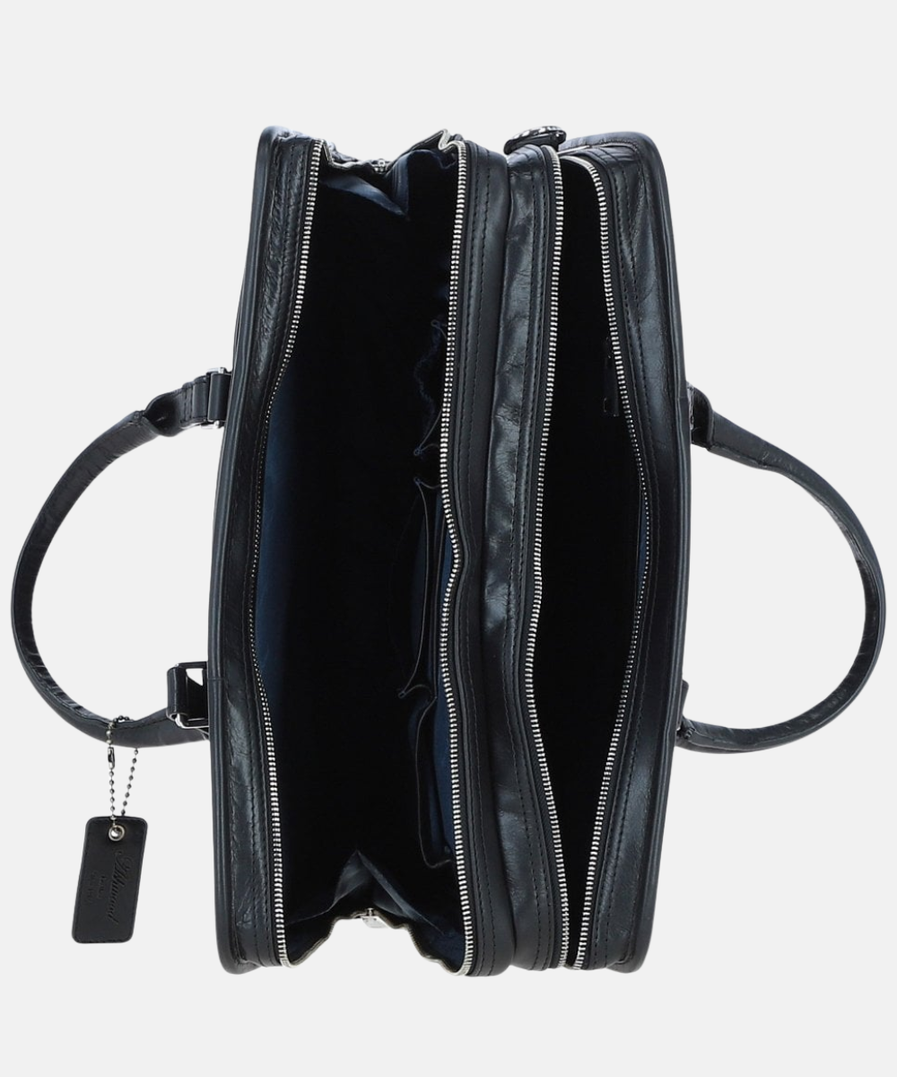 Stor Portfölj i Läder, Svart