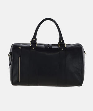 Stor Weekendbag i Läder, Svart