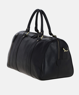 Stor Weekendbag i Läder, Svart