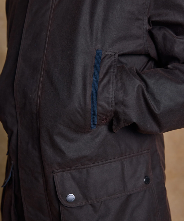 Jack Murphy Vaxjacka i Skotsk Waxed Cotton - Brun