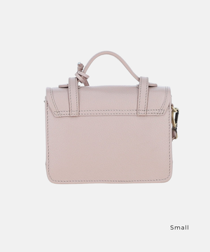 Satchelväska i Läder, Beige