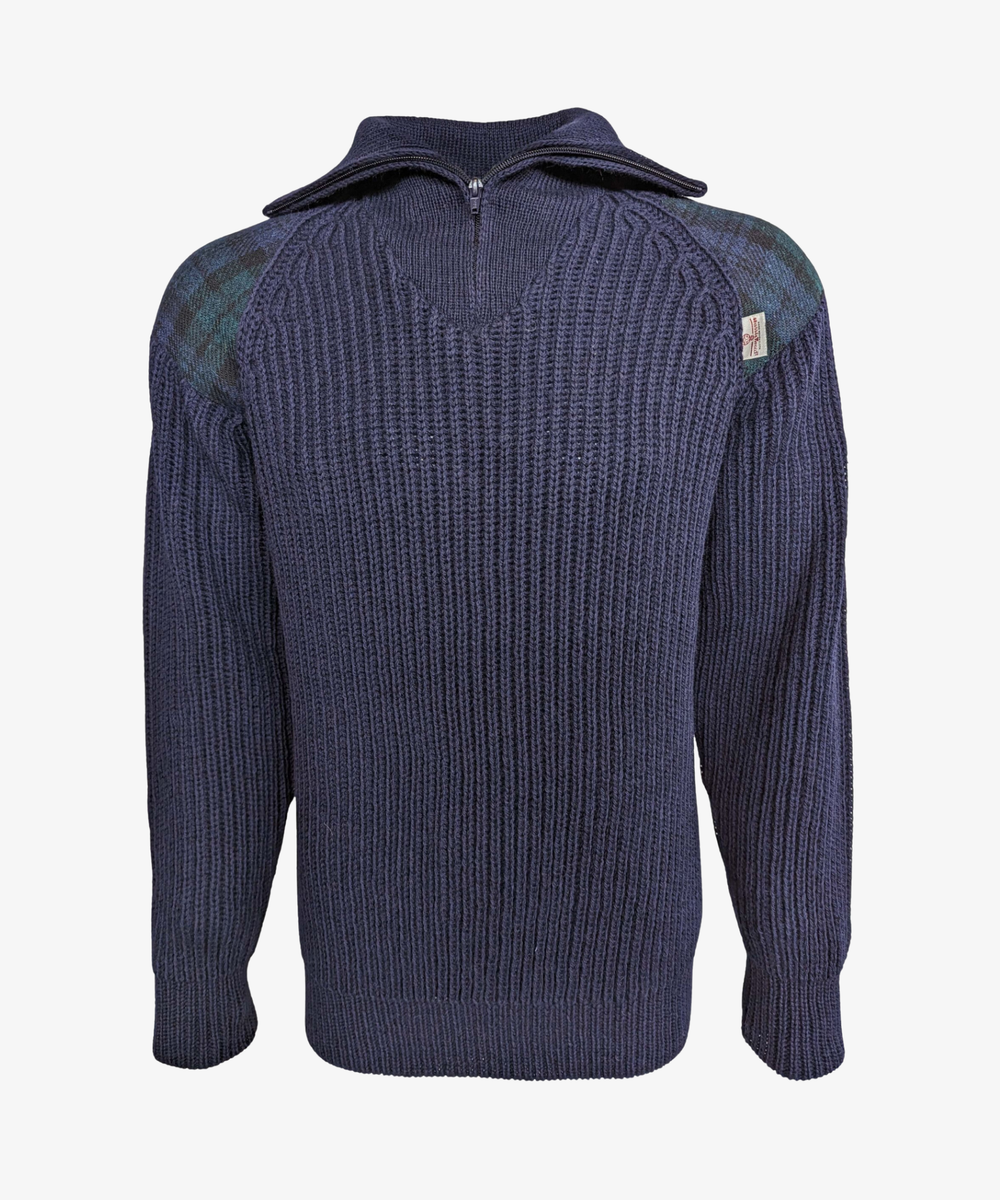 Ulltröja med quarter zip