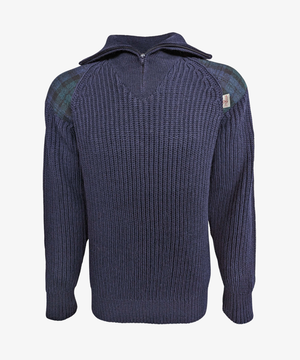 Ulltröja med quarter zip