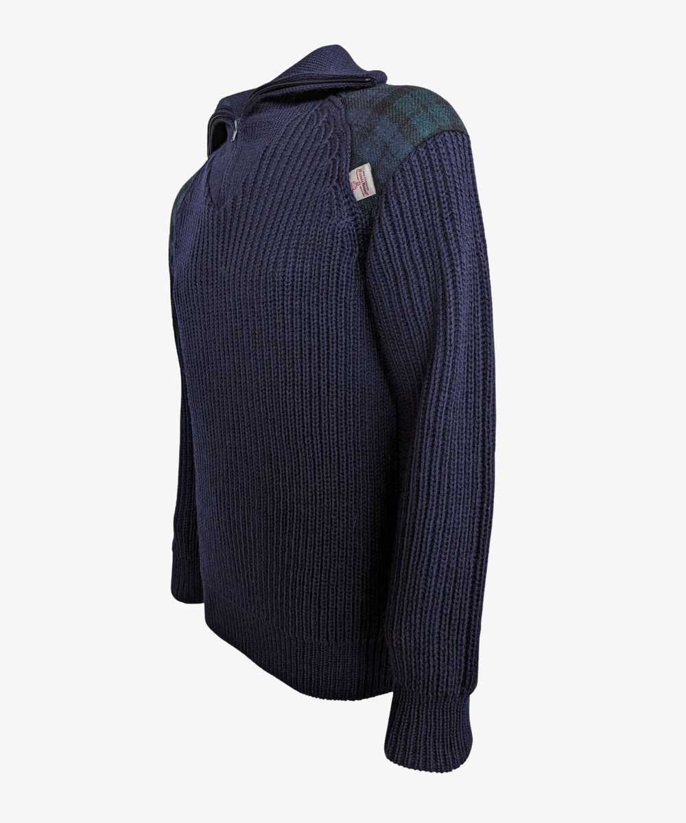 Ulltröja med quarter zip