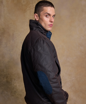Jack Murphy Vaxjacka i Skotsk Waxed Cotton - Brun