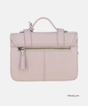 Satchelväska i Läder, Beige