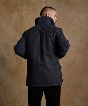 Jack Murphy Vaxjacka i Skotsk Waxed Cotton - Navy