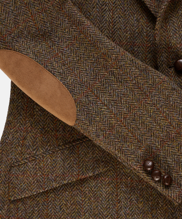 Harris Tweed Patrick jacka för herr – Brun