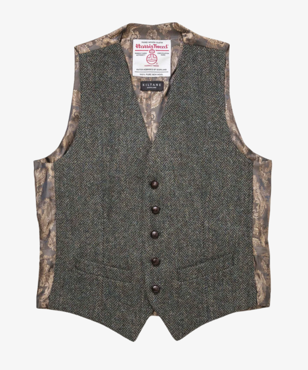 Tweedvästar för Herr