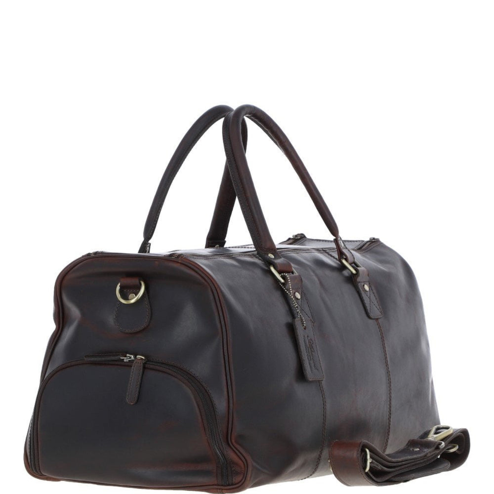 Leather weekend bag