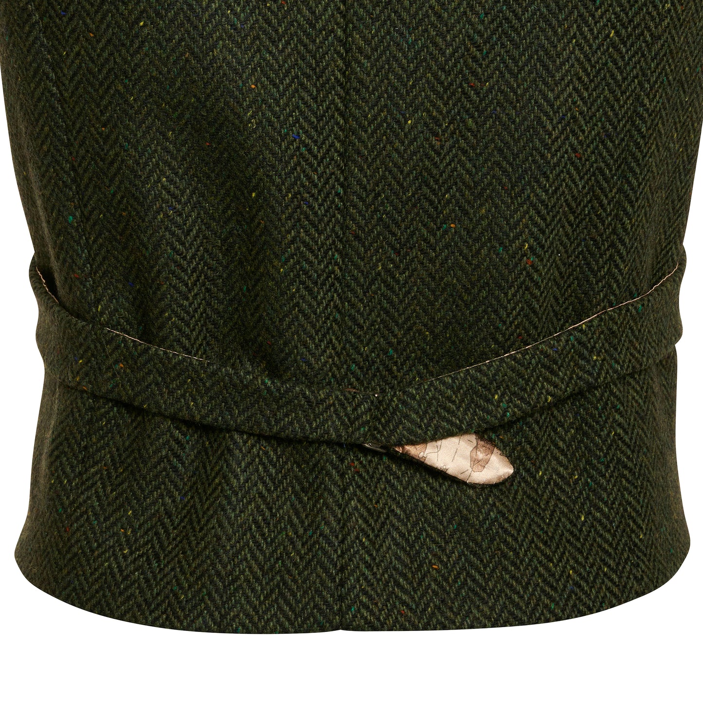 
                  
                    Green Tweed Herringbone Waistcoat
                  
                